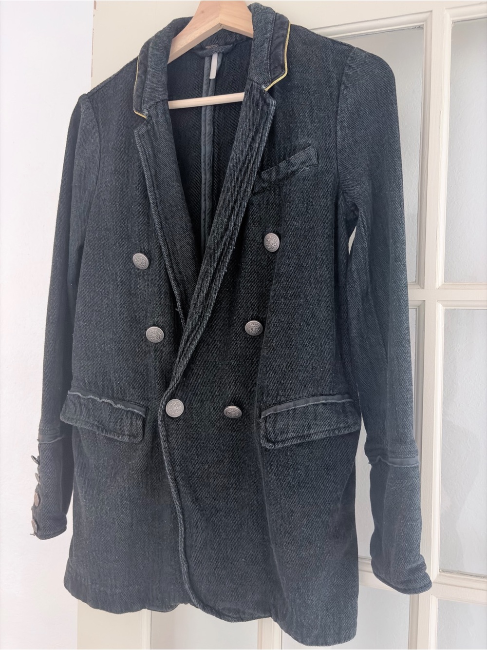 Free People Double-Breasted Blazer Jacket